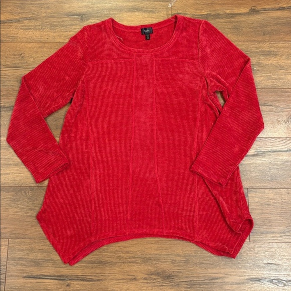 Rafaella Vibrant Red Knit Sweater